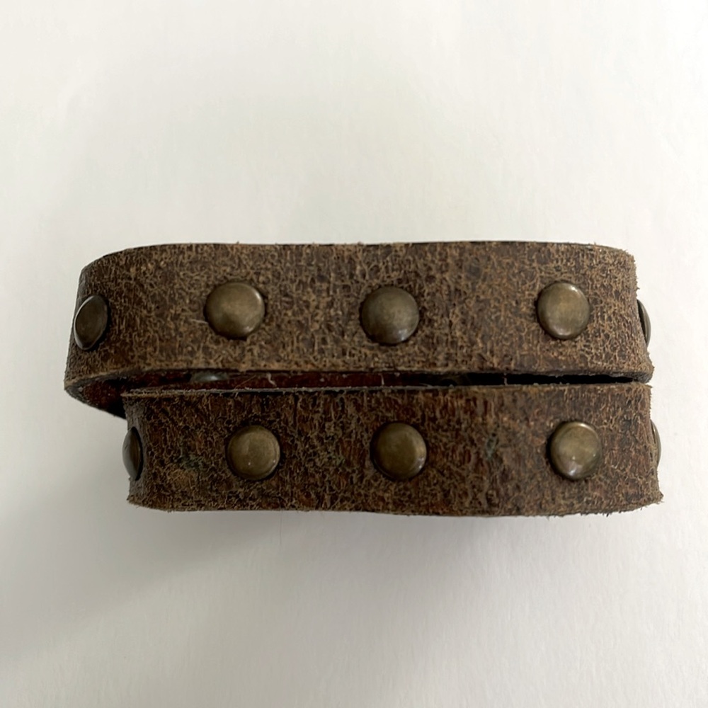 LEATHER CUFF - fits women 6.5” - 7.5” wrist